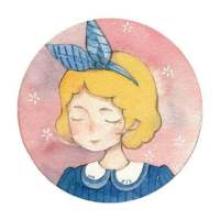 冬季漫画女头，愿你喜 下雪了，一片白，走路