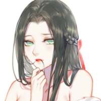你靠着窗发呆，我看你发呆而发呆。 你眼角的笑意为什么被