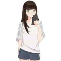 干净女头