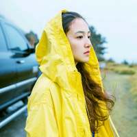 【女生头像·吴倩】下雨的天，总是故事开始... 有些日子，像一瞬间那