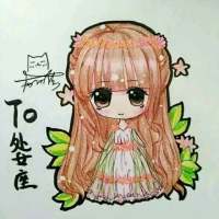 手绘 后来陪在我身边的人都