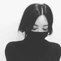 黑白伤感女头 你说要给我却一人独自
