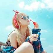 耍点心机又怎样，和你在一起才是目的 〆、甜甜圈，串在蓝天