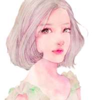 唯美精品手绘女头 ◇◆╰つ 我 的 天