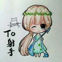 手绘 后来陪在我身边的人都