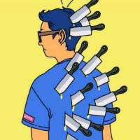 清新脱俗 没有伞的孩子必须努力