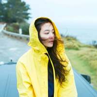 【女生头像·吴倩】下雨的天，总是故事开始... 有些日子，像一瞬间那