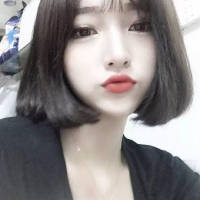 女生头像2017最新短发黑白 仿佛你是神赐的礼物，