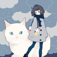 最后一弹。Q 版阴阳师，唯美，可爱，动漫女... 我养一只黑猫 你养一