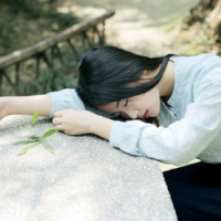 清纯少女 一个角落再陌生，有你
