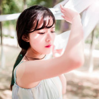 清纯少女 一个角落再陌生，有你