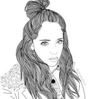 素描欧美风（女） 如果有一天我变了，请