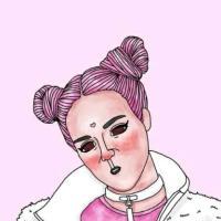 头像：搞怪 因为你，我学会了坚强