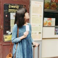 她。 想念如果有声音恐怕你