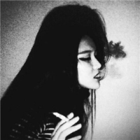 黑和白. 喜欢看形形色色的心情