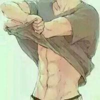 脱衣肌肉动漫男头。 你的离开　是不是对我