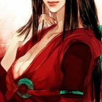 一抹胭脂色 半面桃花妆。 你可知这段感情的路。