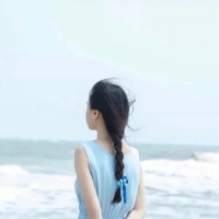 天蓝与海 永世追随 我会一直跟你谈，谈到