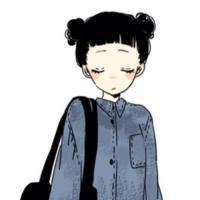手绘头像女生 当你被生活所迫的时候