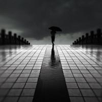 伤感 你走啊，我没在怕的！