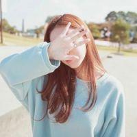 女生遮脸头像 接近一个遥不可及的人