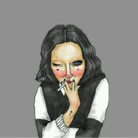 头像：搞怪 因为你，我学会了坚强