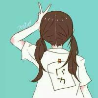 动漫情头. 如果难过，就努力抬头
