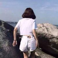 QQ女生头像 看海 我真佩服自己面对着一