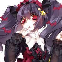 手绘系列萌妹九宫格@二次元头像集 我爱你与你无关因为不