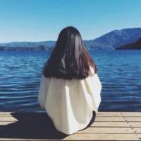 海边女头 我是旅人 你是美景