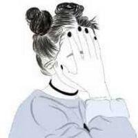 手绘头像女生 当你被生活所迫的时候