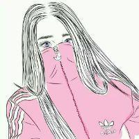 手绘头像女生 当你被生活所迫的时候