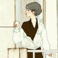 简单插画情侣头像 我永遠無法對傷害過我