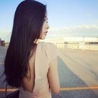 气质女头 一台单反，一个会拍照
