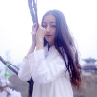 篱旁夏花绚烂，飘渺间