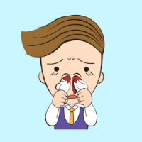 我们  一起流鼻血 如果事与愿违，就相信
