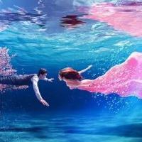水下婚纱照 蕴含爱情的风景，任何