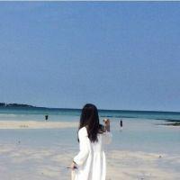 QQ女生头像 看海 我真佩服自己面对着一
