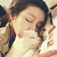她的猫。 就是因为触碰到心底的