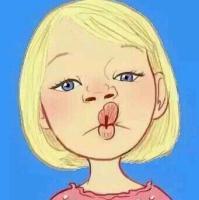 头像：搞怪 因为你，我学会了坚强