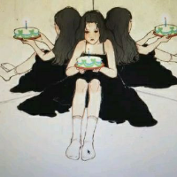 韩国的插画图，画风有点甜哦 我曾经把我的全部给了