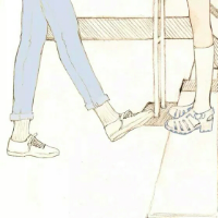 插画情头 缘分是在一起的理由，
