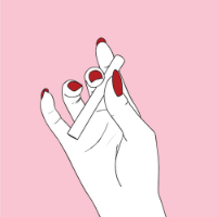 pink colour. 总要在说完再见以后才