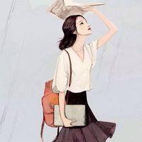 个性 假装抬头仰望天空的美