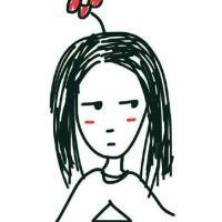 简单插画情侣头像 我永遠無法對傷害過我